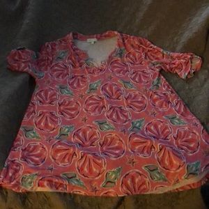 Simply Southern Swim Cover-up with Seashell detail great material size large